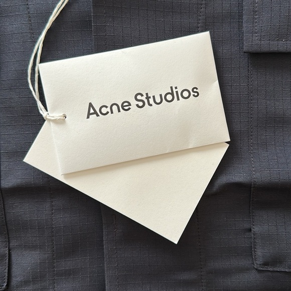 NWT Men's Casual Ribstop Jacket in Dark Blue - Picture 8 of 10